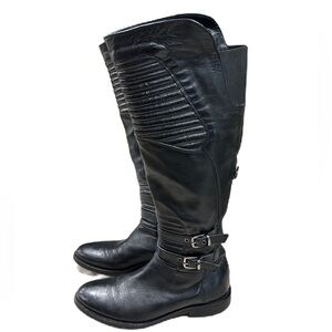 Sheridan Mia Black Combat & Moto Boots